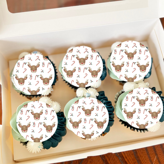 Christmas Cupcake toppers