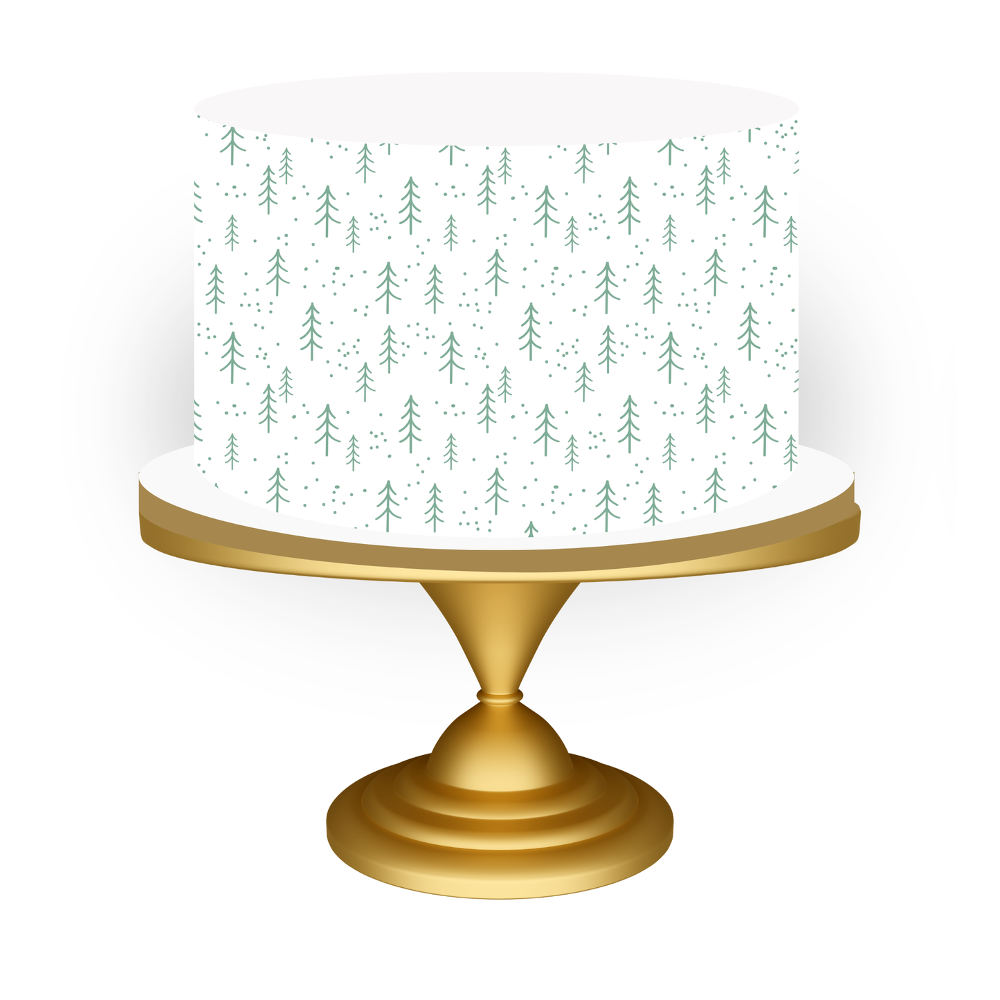 Christmas Tree Cake Topper