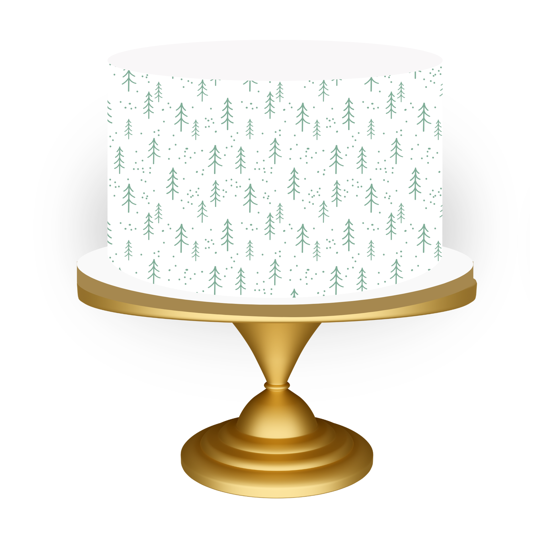 Christmas Tree Cake Topper