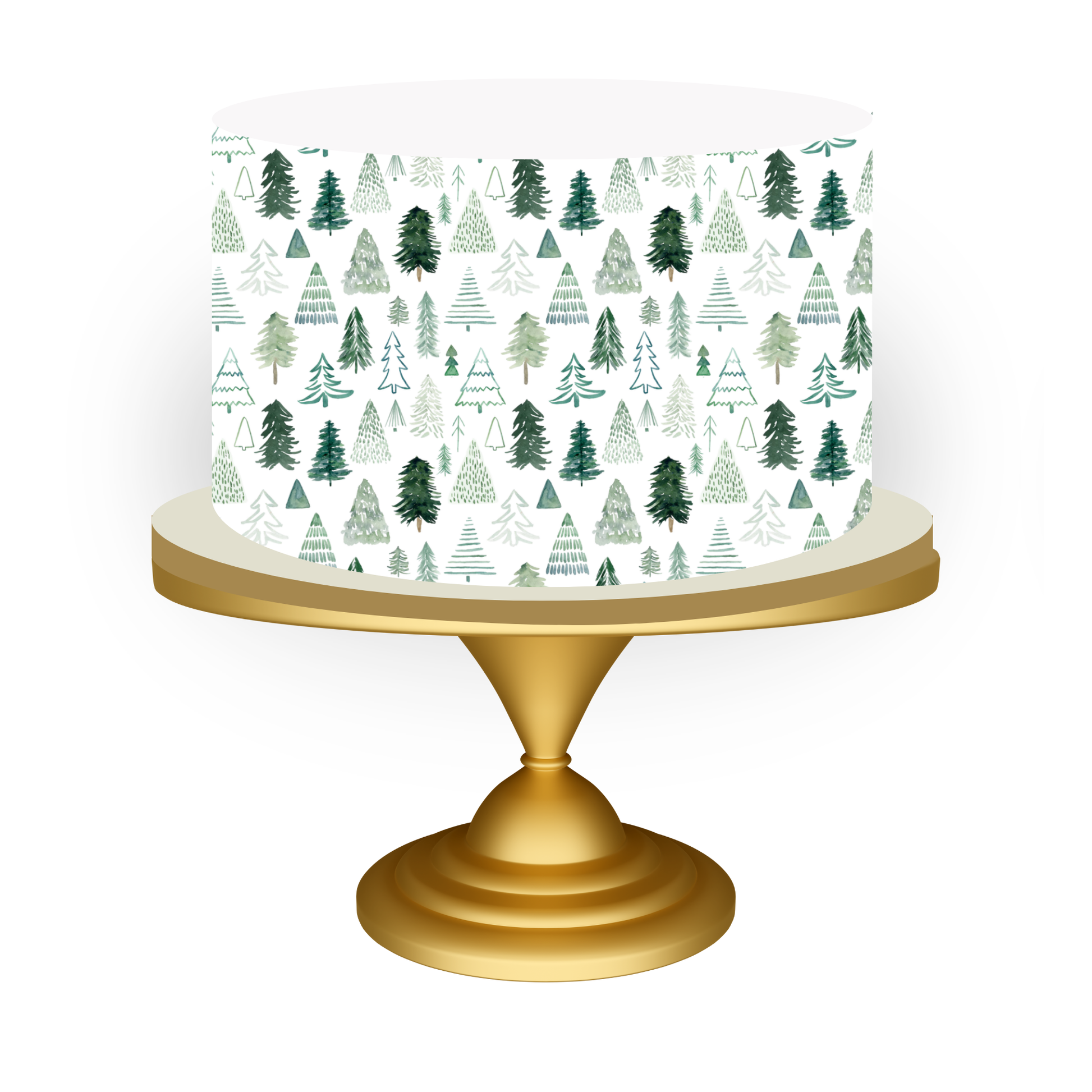 Christmas Tree Cake Topper and Wrap