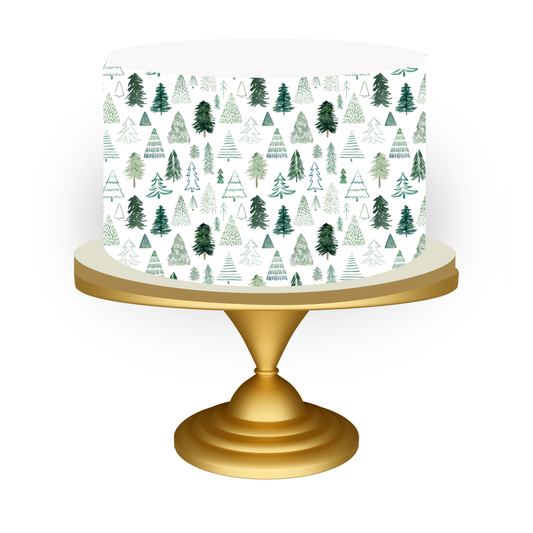 Christmas Tree Cake Topper and Wrap
