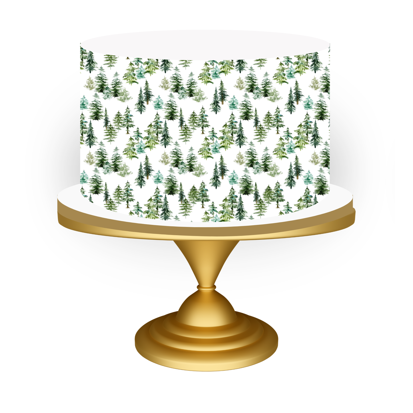 Christmas Tree Cake Topper and Wrap