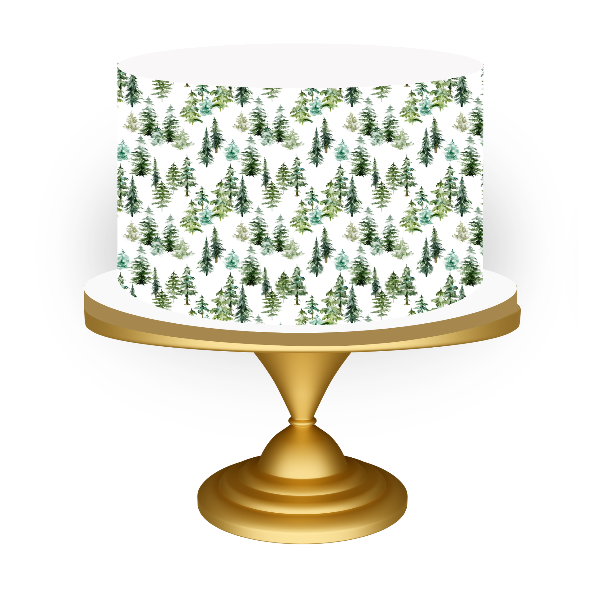 Christmas Tree Cake Topper and Wrap