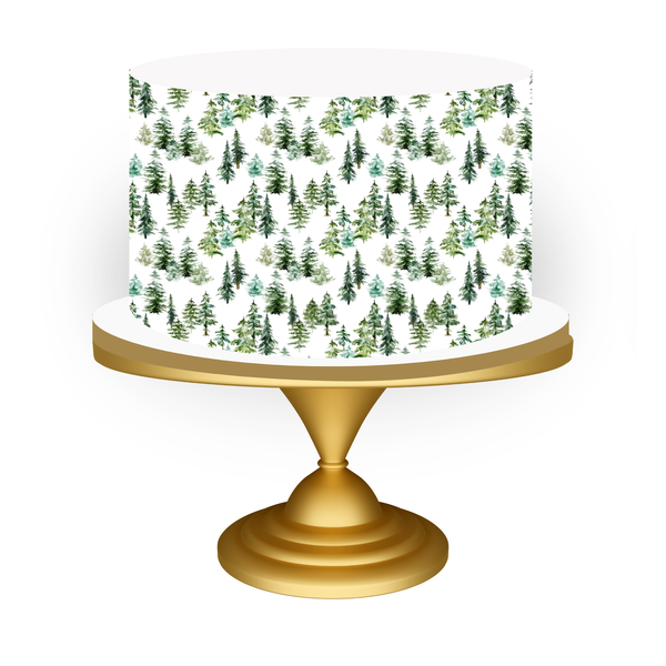 Christmas Tree Cake Topper and Wrap