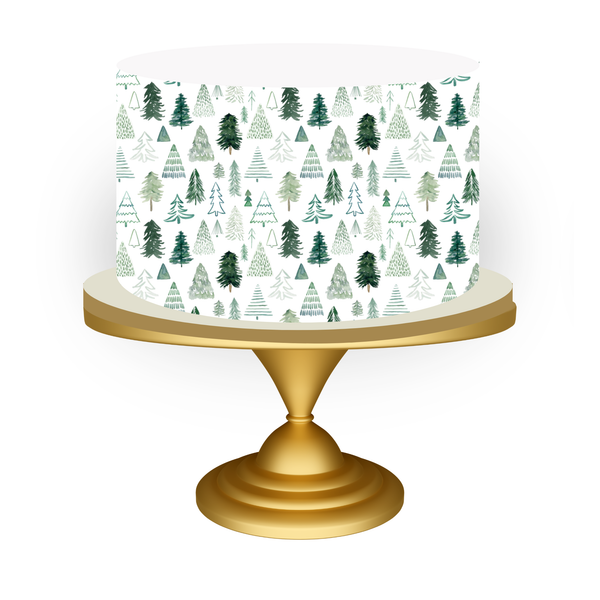 Christmas Tree Cake Topper and Wrap