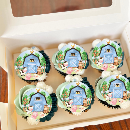 Farm Cupcake Toppers