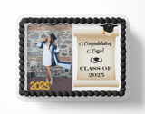Graduation Cake Topper, Graduation Party, Edible Image