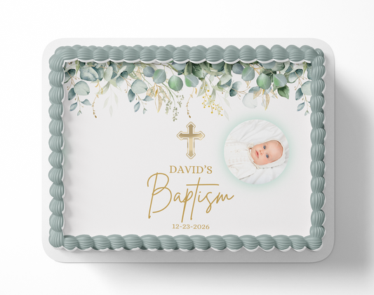 Baptism Cake Toppers Edible Baptism Cake Topper Christening Cake Topper