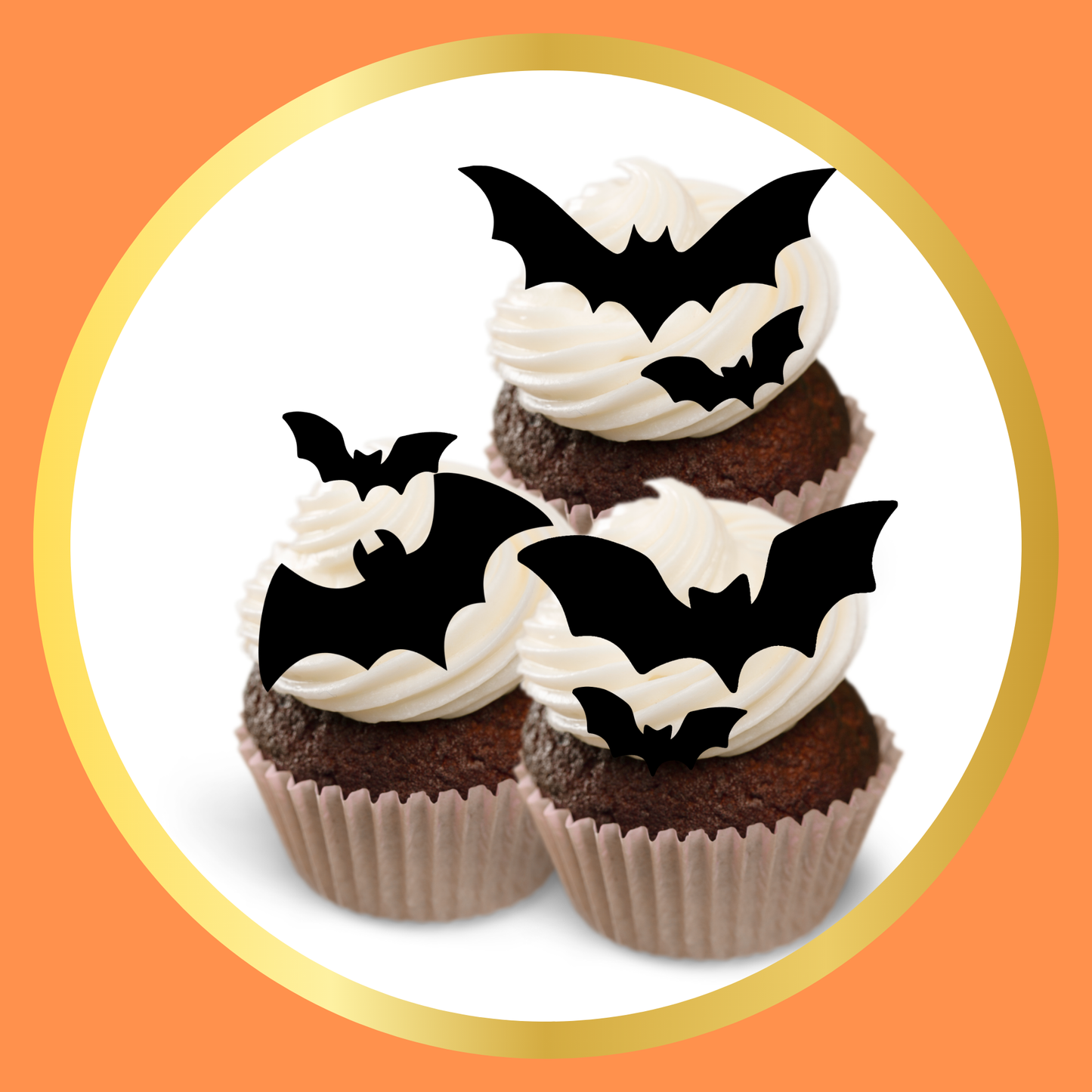 Halloween Bats, Freaking Bats, Edible Bats, Halloween Decor, Halloween Cupcake Toppers