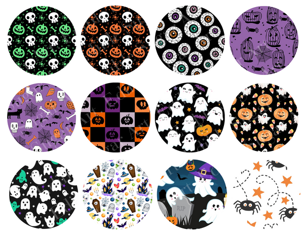 Halloween Cupcake Toppers, halloween Cake topper, halloween cake decorationos, halloween party, Bat, Black Cat, pumpkins, ghost
