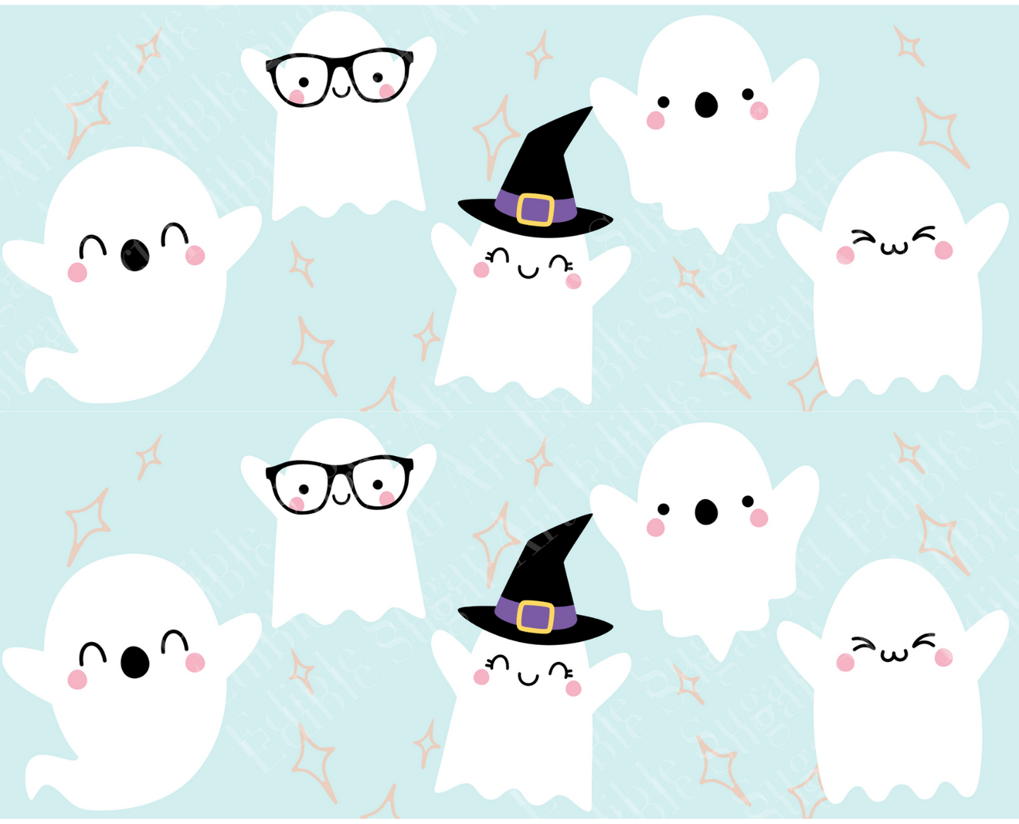 Halloween cake topper Print sheets spider print,  spider cake topepr, ghost cake topper, ghost cupcake toppers