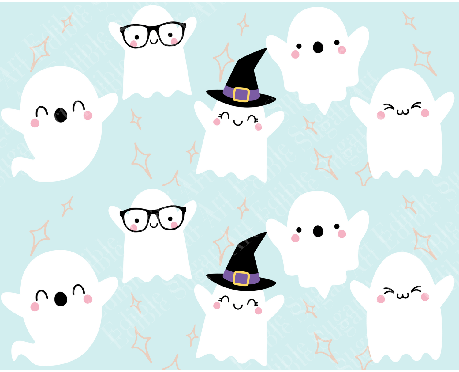 Halloween cake topper Print sheets spider print,  spider cake topepr, ghost cake topper, ghost cupcake toppers