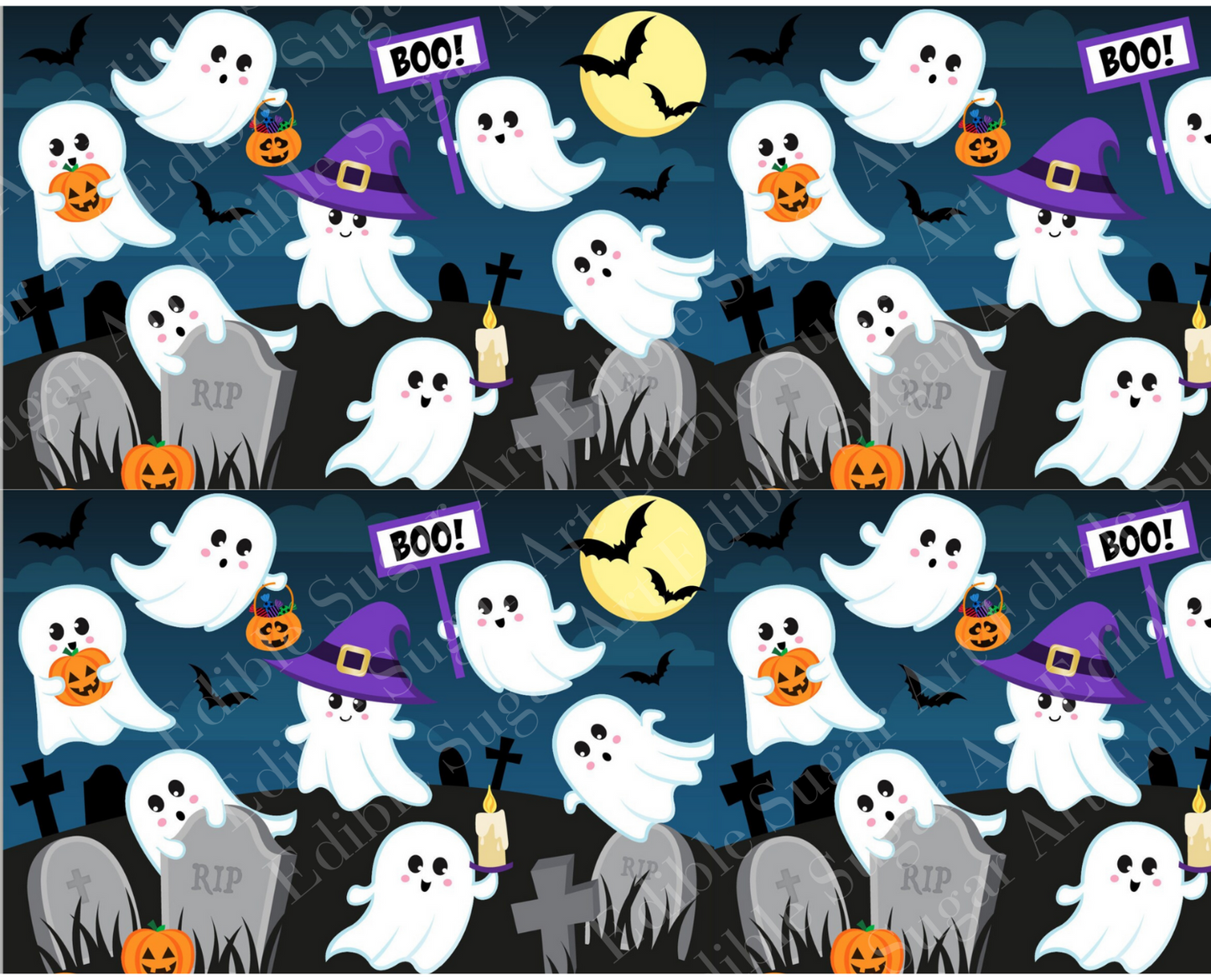 Halloween cake topper Print sheets spider print,  spider cake topepr, ghost cake topper, ghost cupcake toppers