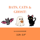 Halloween cupcake toppers , ghost cupcake toppers, cute ghost, 