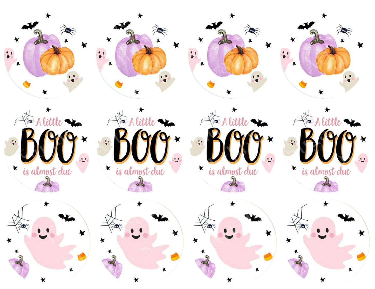 Halloween Cupcake Toppers, halloween Cake topper, halloween cake decorationos, halloween party, Bat, Black Cat, pumpkins, ghost
