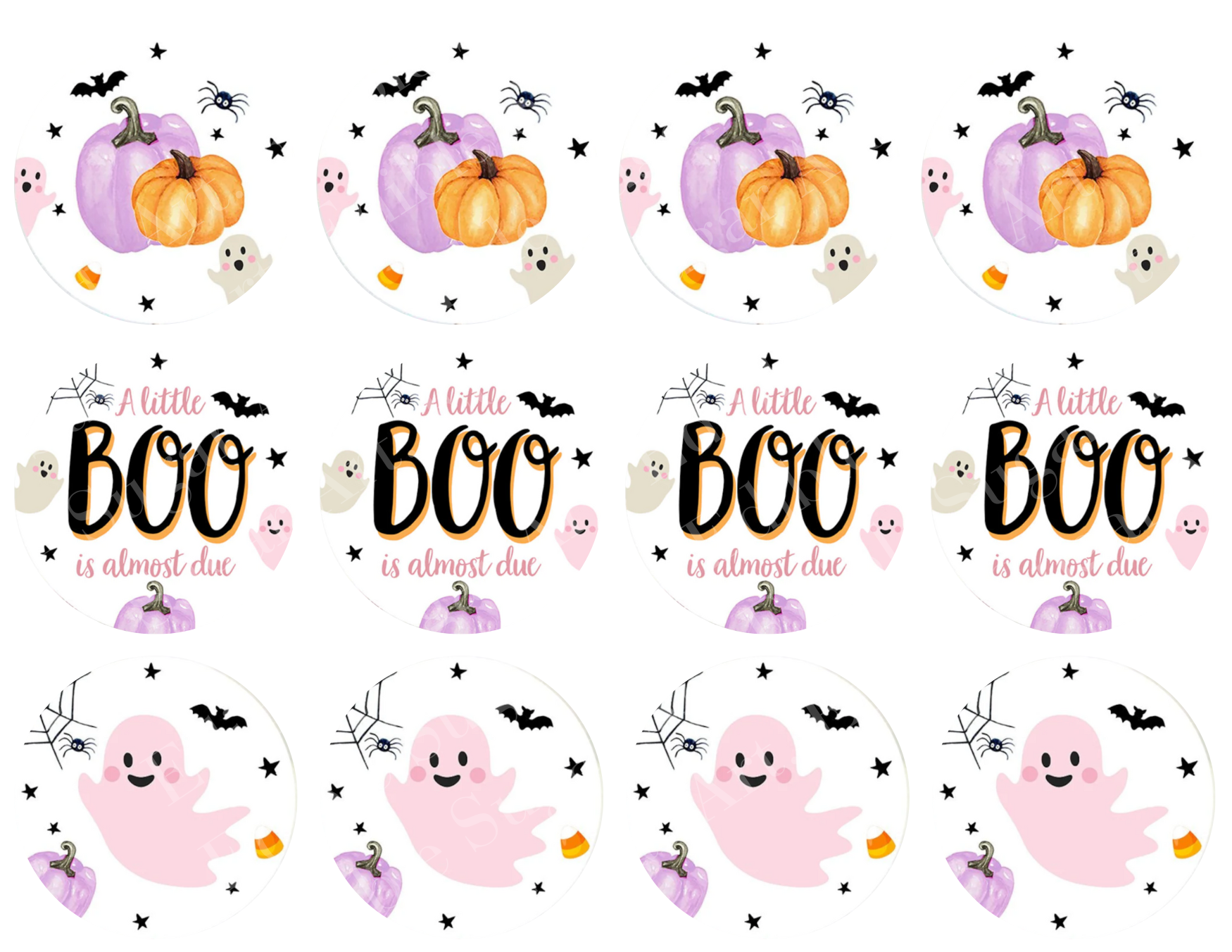 Halloween Cupcake Toppers, halloween Cake topper, halloween cake decorationos, halloween party, Bat, Black Cat, pumpkins, ghost