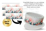 Mountain Cake Wrap, Mountain Border, Mountain Wedding Decorations Mountain Cake Topper