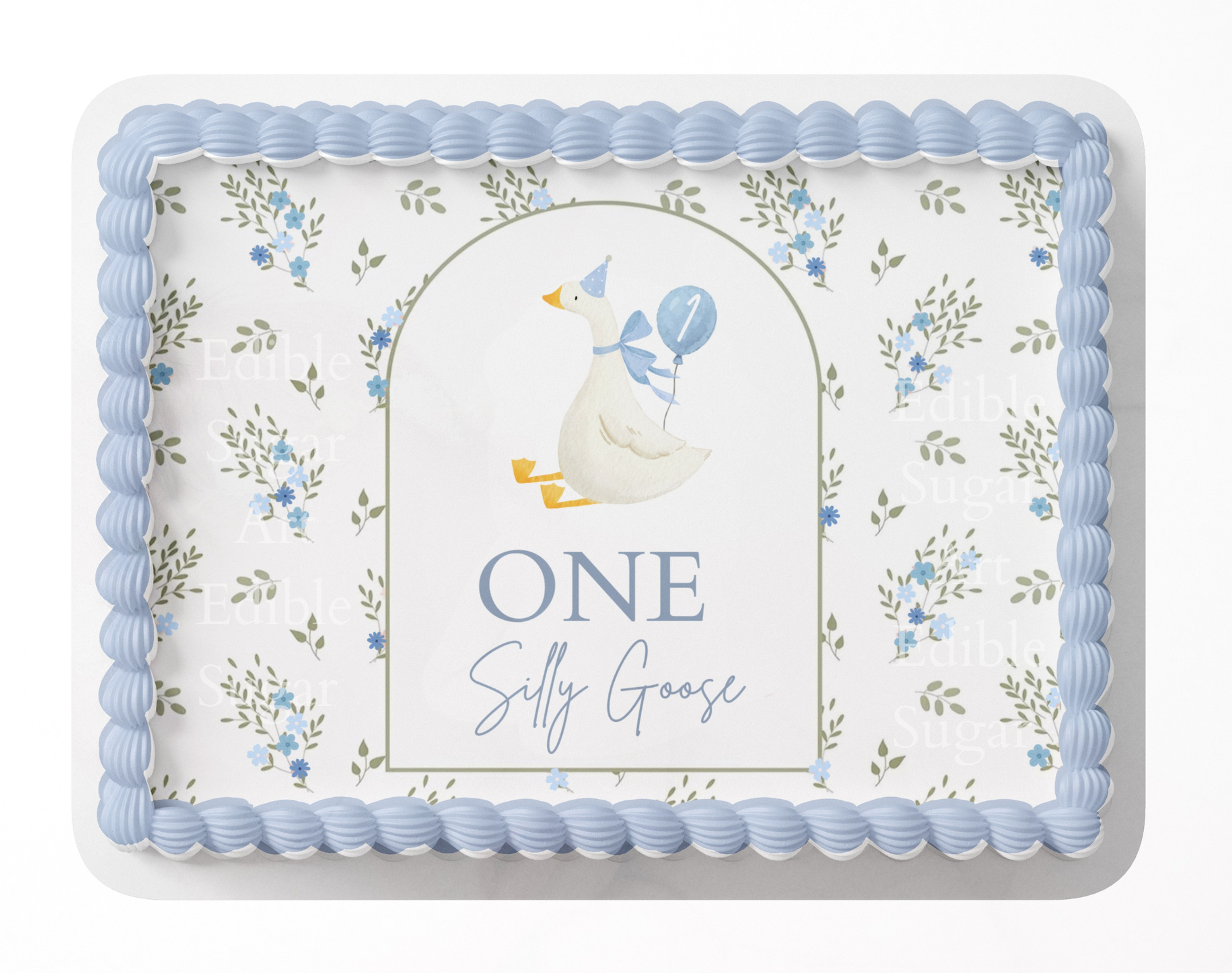 One Silly Goose Birthday Cake Topper