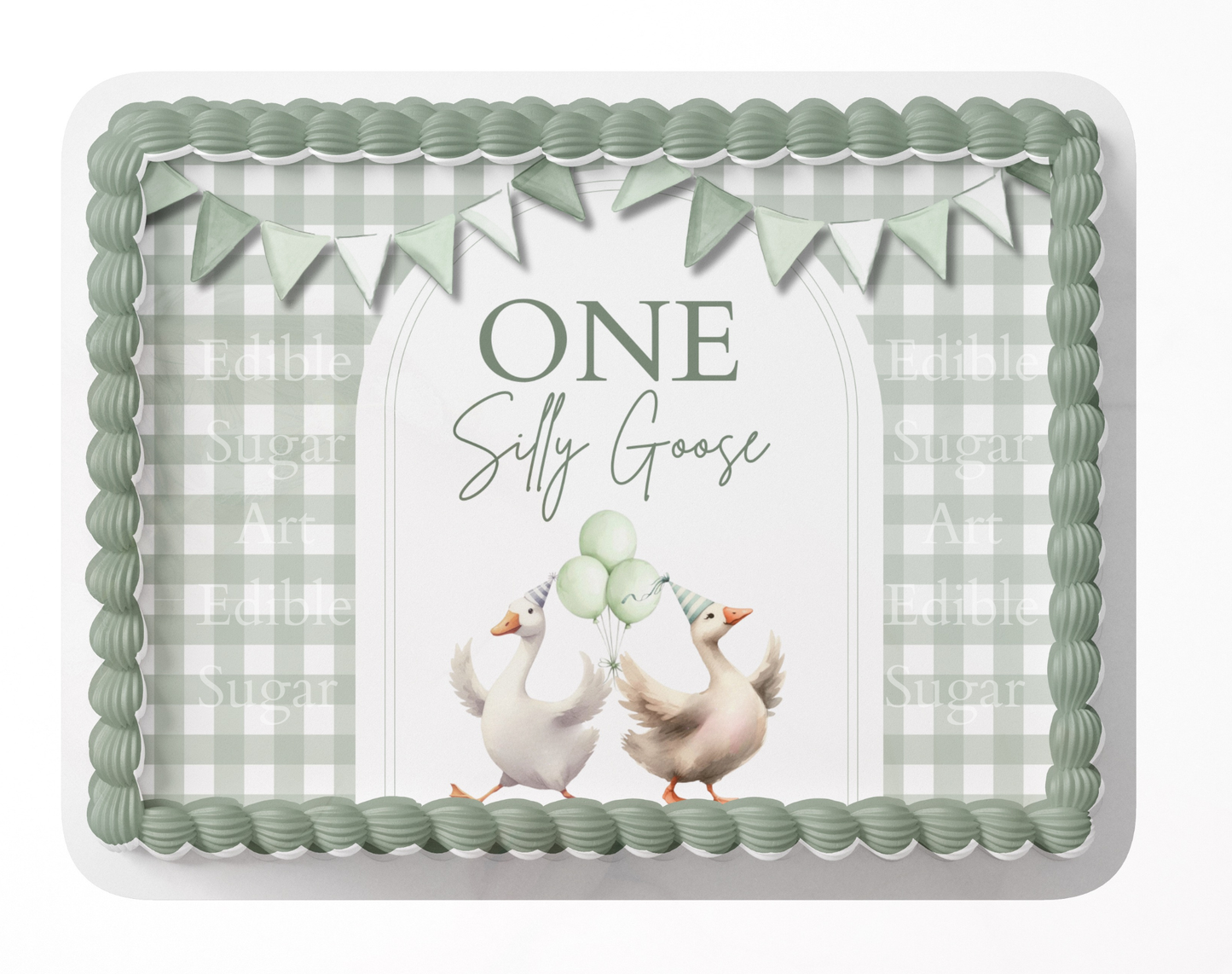 One Silly Goose Birthday Cake Topper