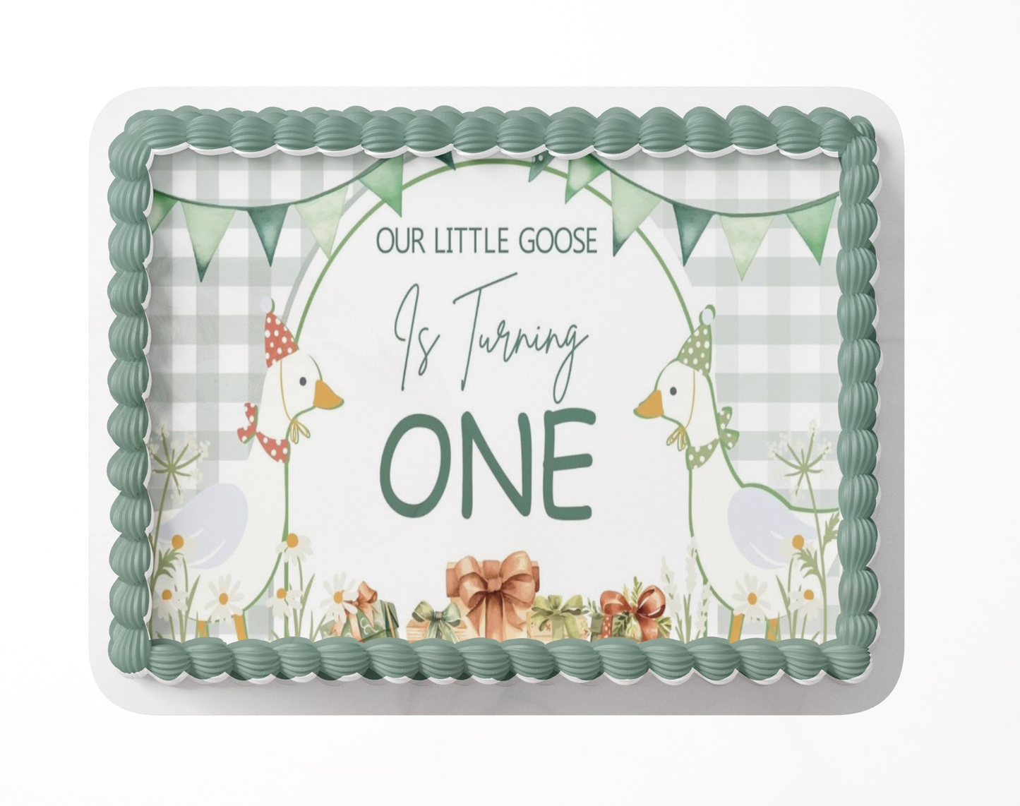 One Silly Goose Birthday Cake Topper