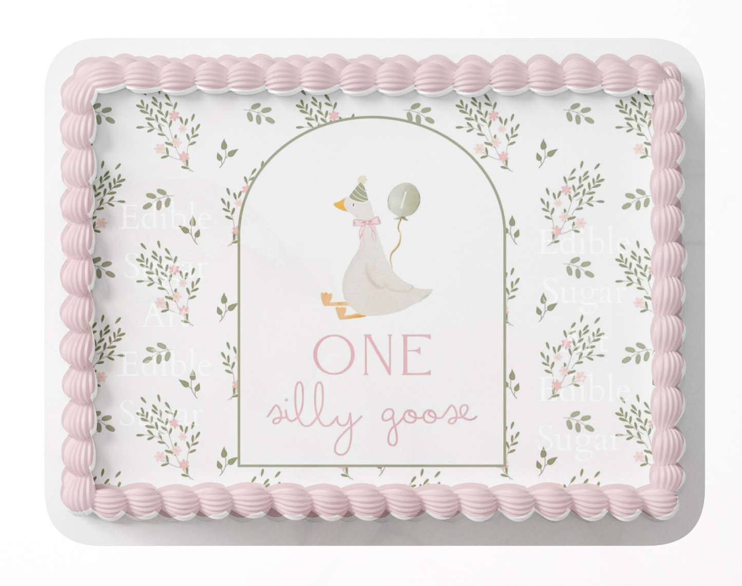 One Silly Goose Birthday Cake Topper
