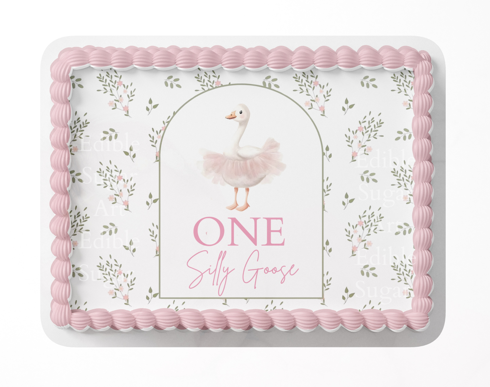 One Silly Goose Birthday Cake Topper