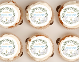 Baptism Cupcakes toppers