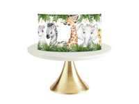 Safari baby shower cake topper jungle cake topper