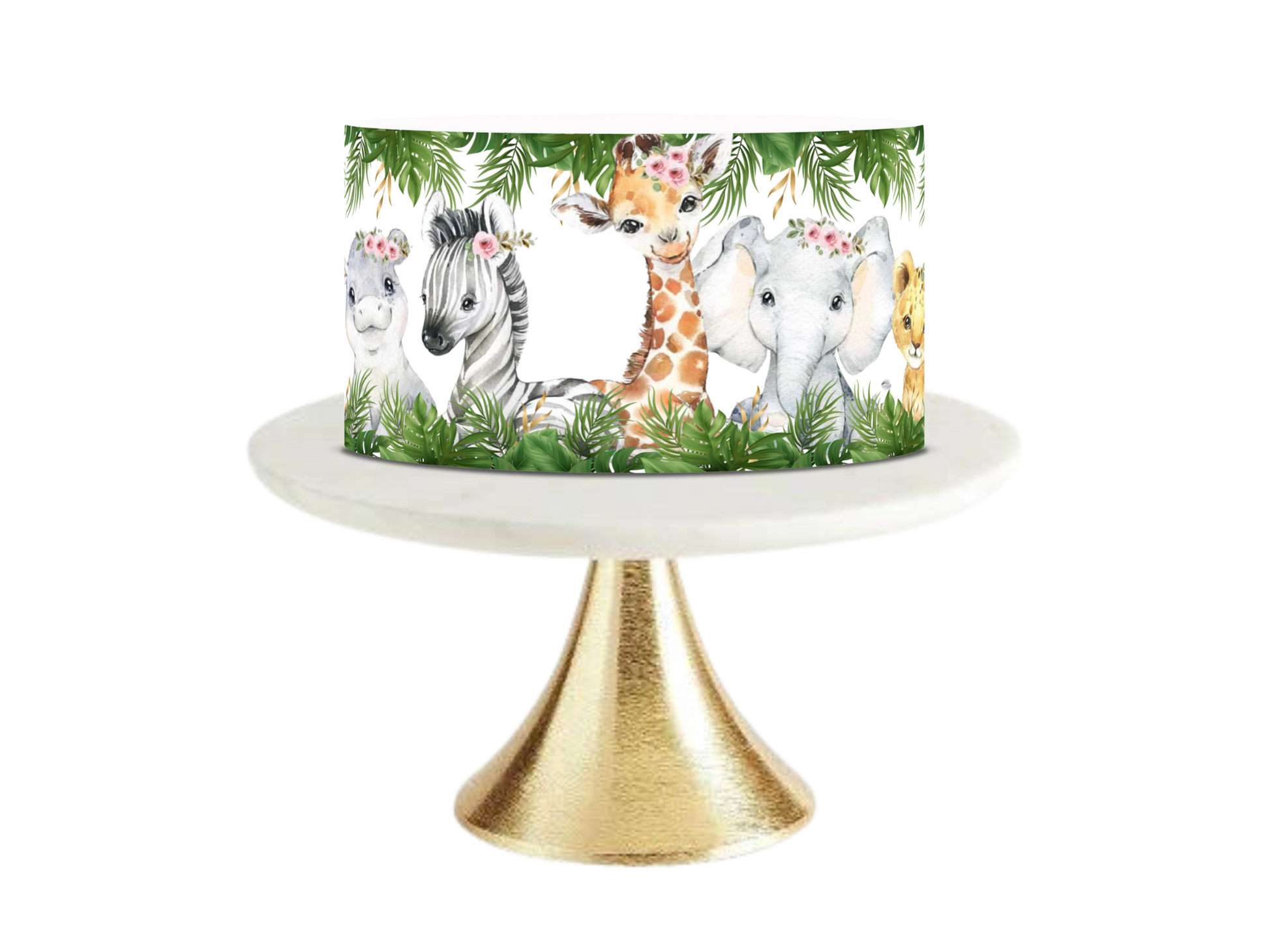 Safari baby shower cake topper jungle cake topper