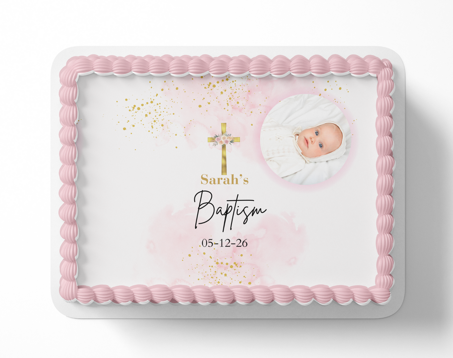 Baptism Cake Toppers Edible Baptism Cake Topper Christening Cake Topper