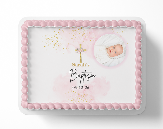 Baptism Cake Toppers Edible Baptism Cake Topper Christening Cake Topper