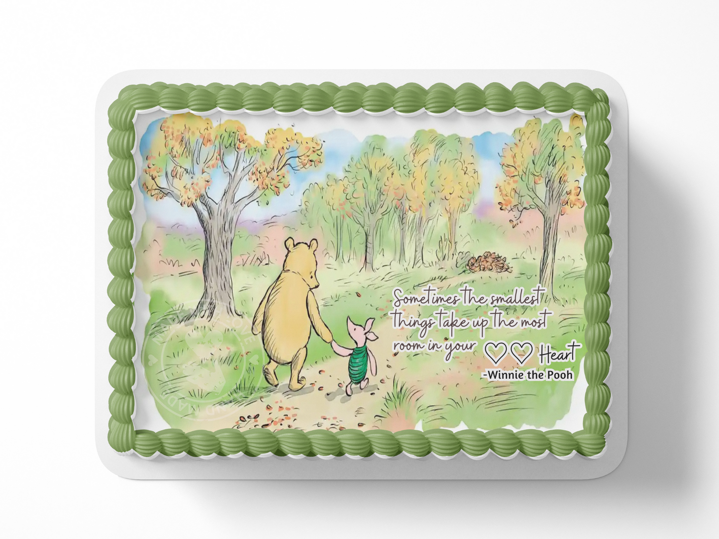 Pooh Bear Baby Shower Cake Topper