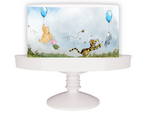 Pooh bear Toile baby SHower Cake topper