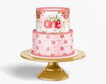 Sweet One Strawberry Cake Wrap