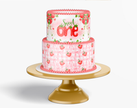 Sweet One Strawberry Cake Wrap