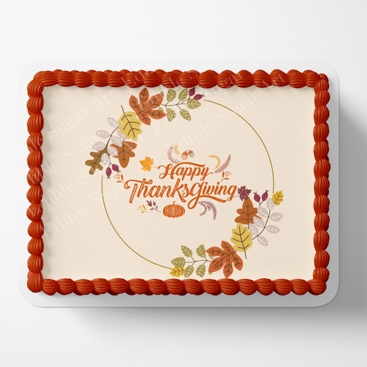 Thanksgiving Cake Topper, Thanksgiving Cupcake Toppers, Thanksgiving Dessert Decorations, Fall Cake topper, Fall Cupcake Toppers