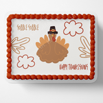 Thanksgiving Cake Topper, Thanksgiving Cupcake Toppers, Thanksgiving Dessert Decorations, Fall Cake topper, Fall Cupcake Toppers
