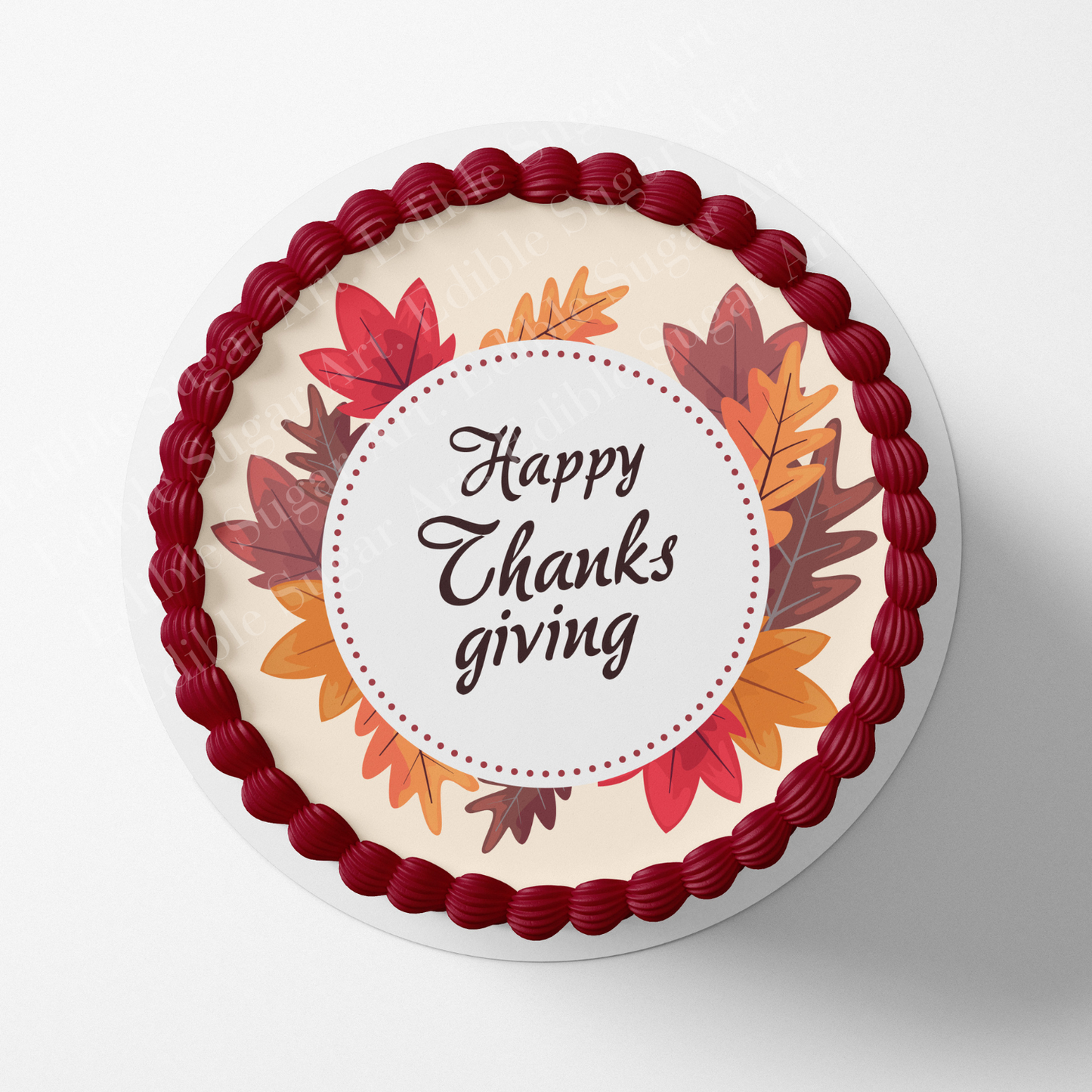 Thanksgiving cake topper, 