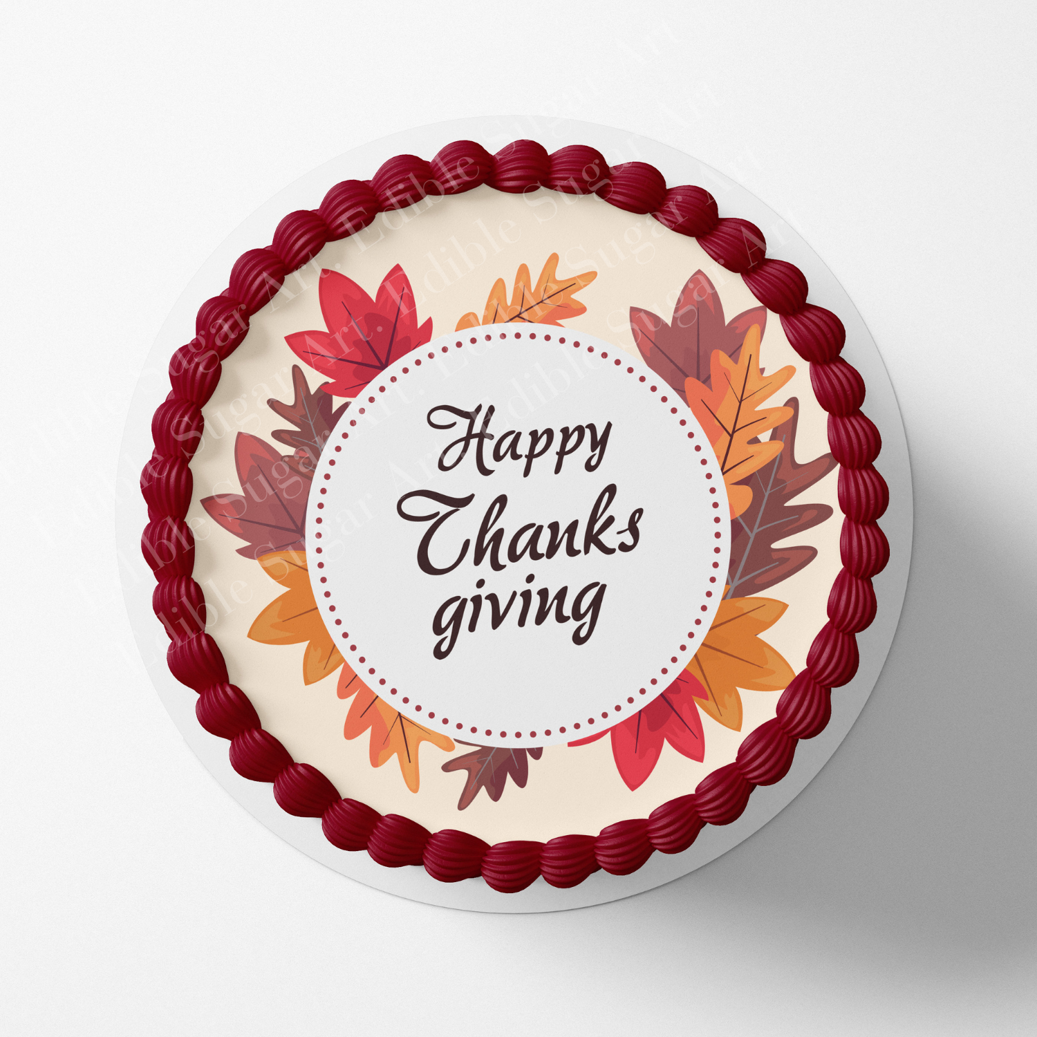 Thanksgiving cake topper, 