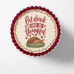 Thanksgiving cake topper, 
