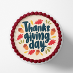 Thanksgiving cake topper, 