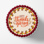 Thanksgiving cake topper, 