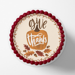 Thanksgiving cake topper, 