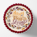 Thanksgiving cake topper, 