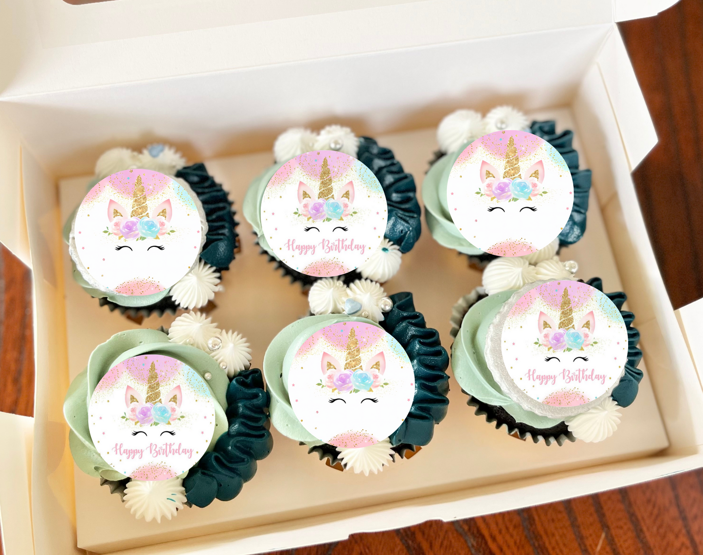 Unicorn Birthday Party Cupcake Toppers, Unicorn Birthday, Unicorn Party, Unicorn Decorations