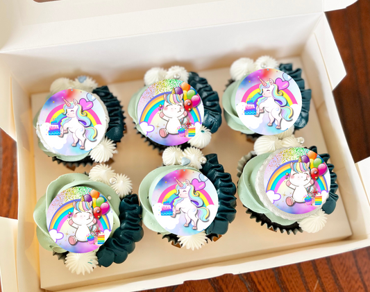 Unicorn Birthday Party Cupcake Toppers, Unicorn Birthday, Unicorn Party, Unicorn Decorations