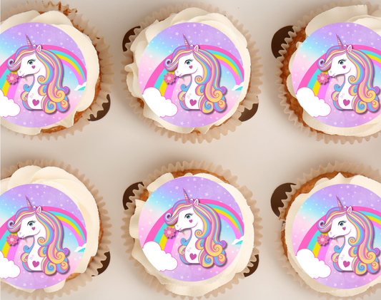 Unicorn Birthday Party Cupcake Toppers, Unicorn Birthday, Unicorn Party, Unicorn Decorations