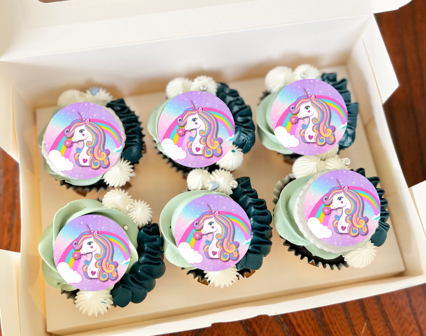 Unicorn Birthday Party Cupcake Toppers, Unicorn Birthday, Unicorn Party, Unicorn Decorations