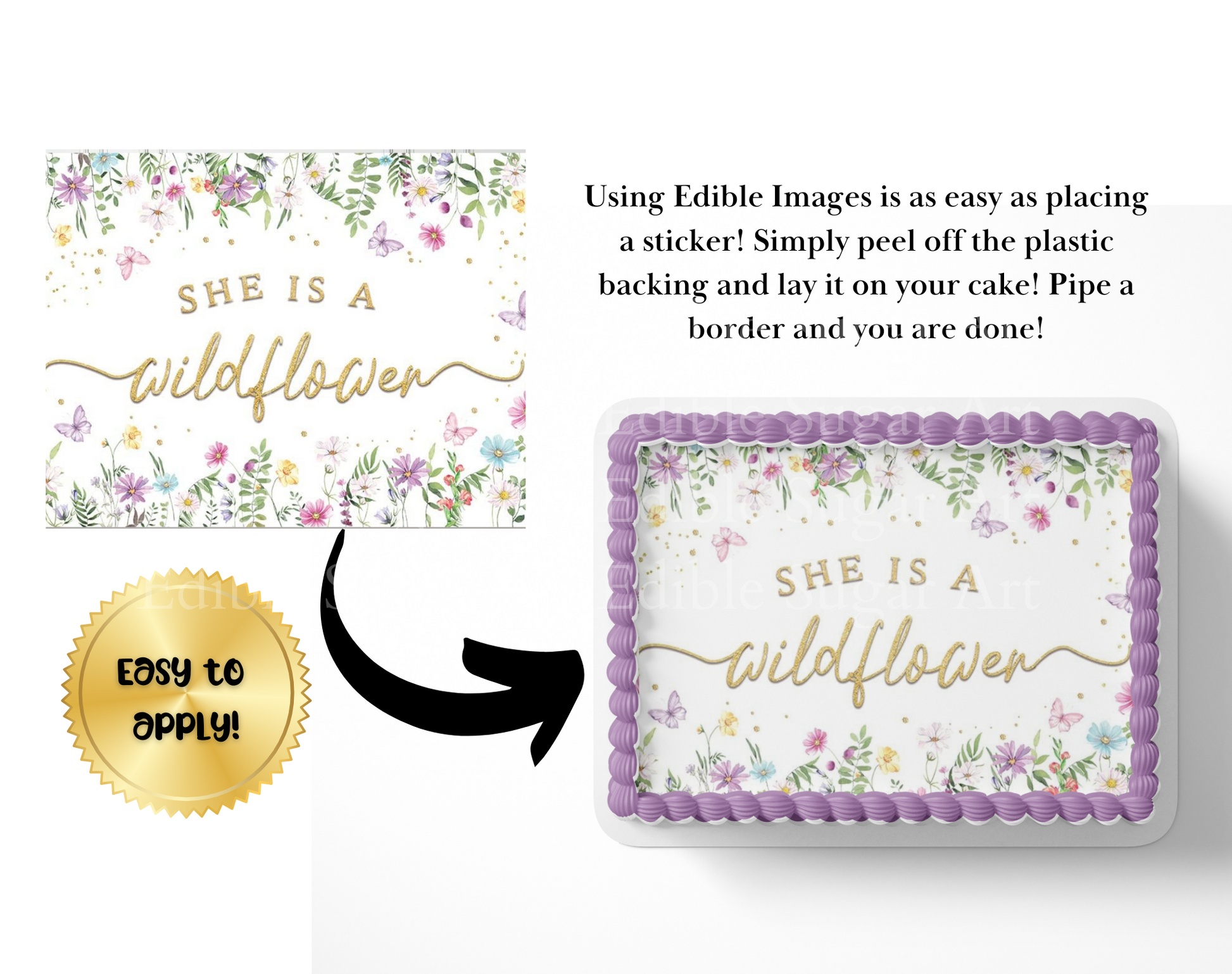 Wildflower baby Shower
