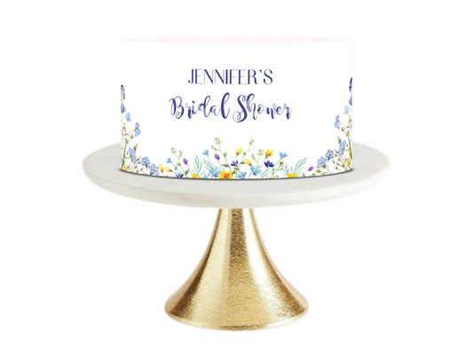 Spring Bridal Shower, Spring Baby Shower, Cake Topper, Floral Cake Topper, Spring Flowers, Summer Cake Topper
